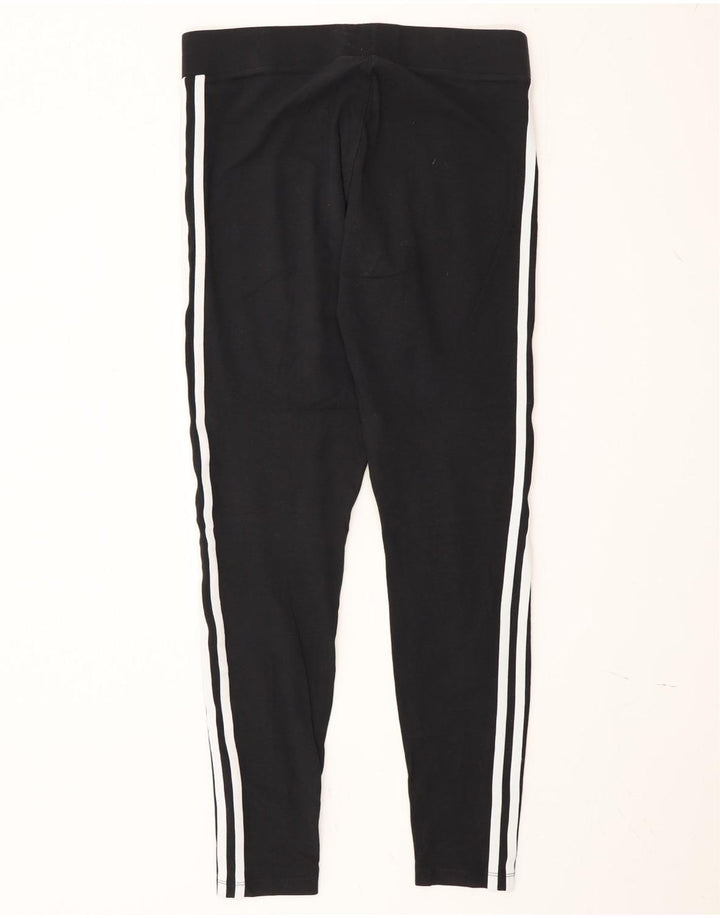 Leggings Adidas da donna UK 14 cotone medio nero
