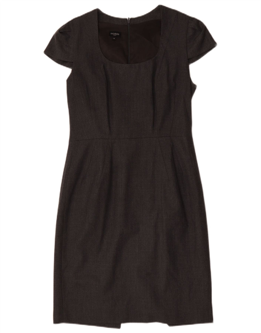 Abito tubino da donna Hobbs UK 12 lana grigio medio