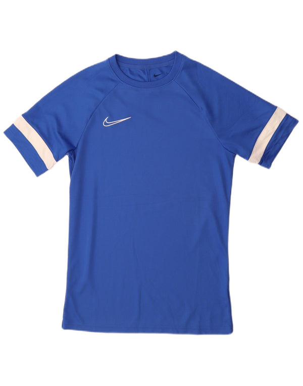 T-shirt Nike Dri Fit da uomo, piccola, color block blu