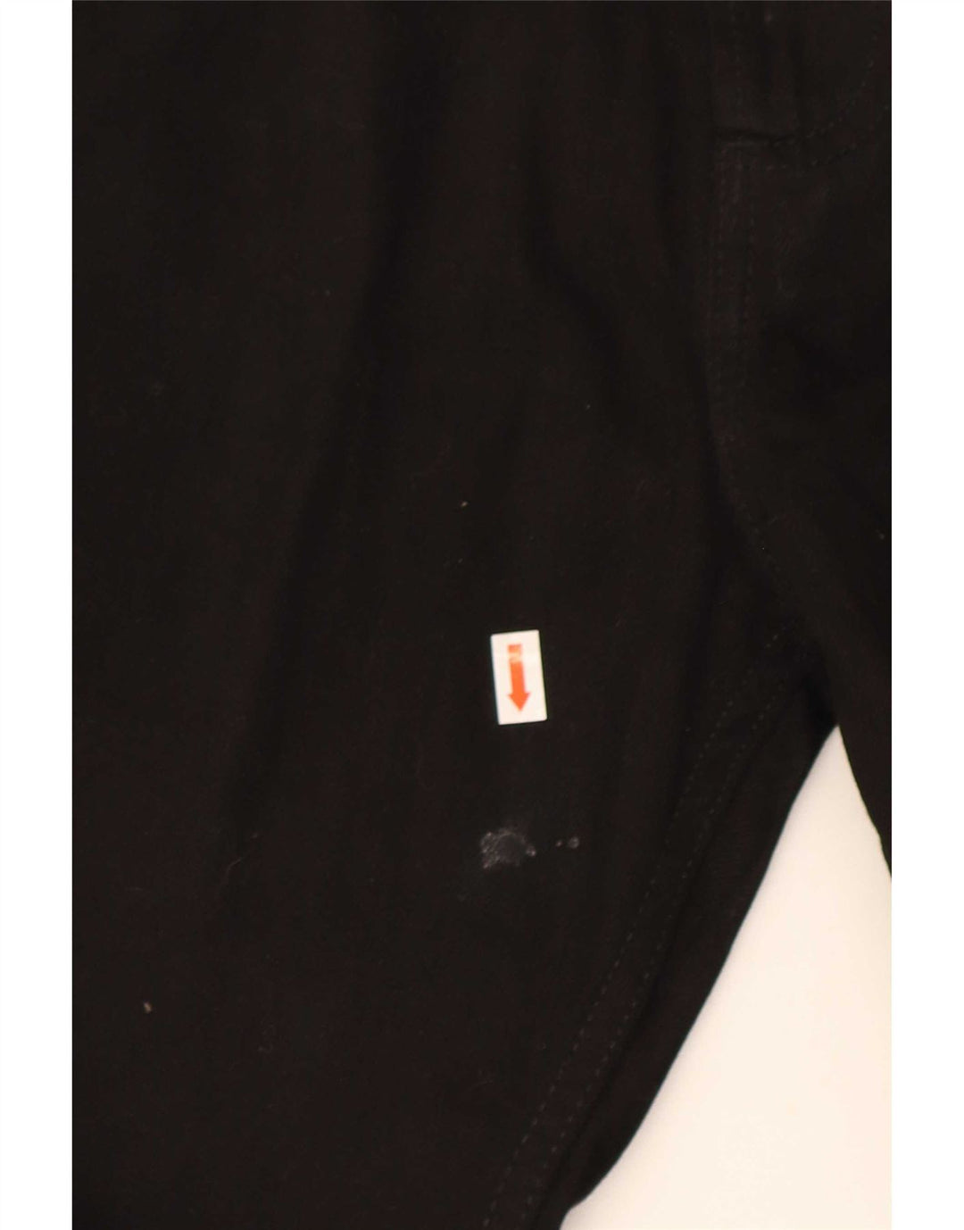 Jeans dritti vestibilità regolare da uomo Marks & Spencer W32 L31 cotone nero