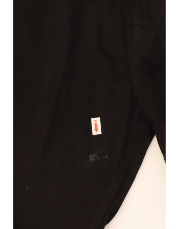 Jeans dritti vestibilità regolare da uomo Marks & Spencer W32 L31 cotone nero