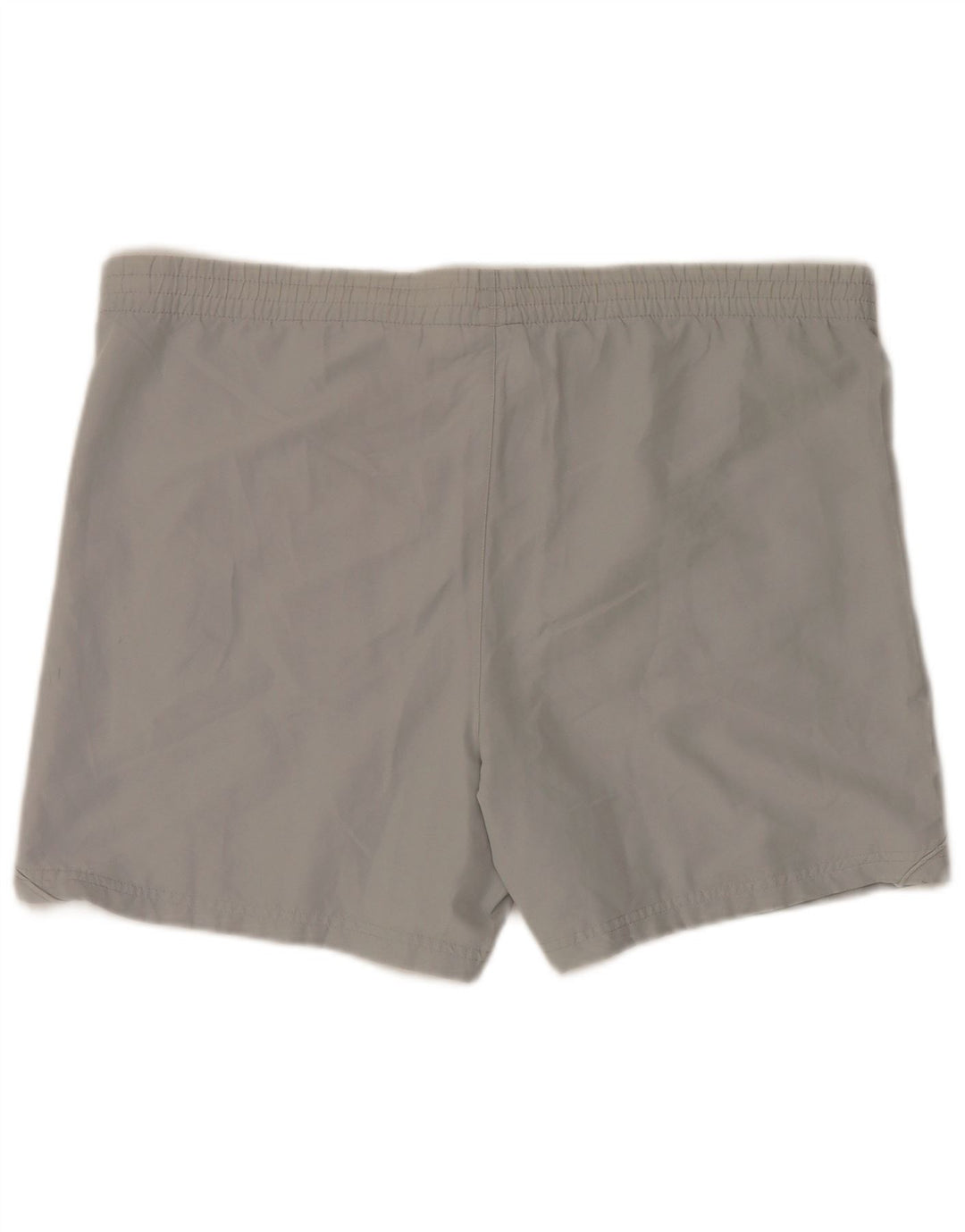 Pantaloncini da bagno da uomo Adidas grandi in poliestere grigio