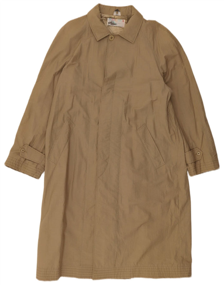 Soprabito da uomo vintage UK 38 cotone beige medio