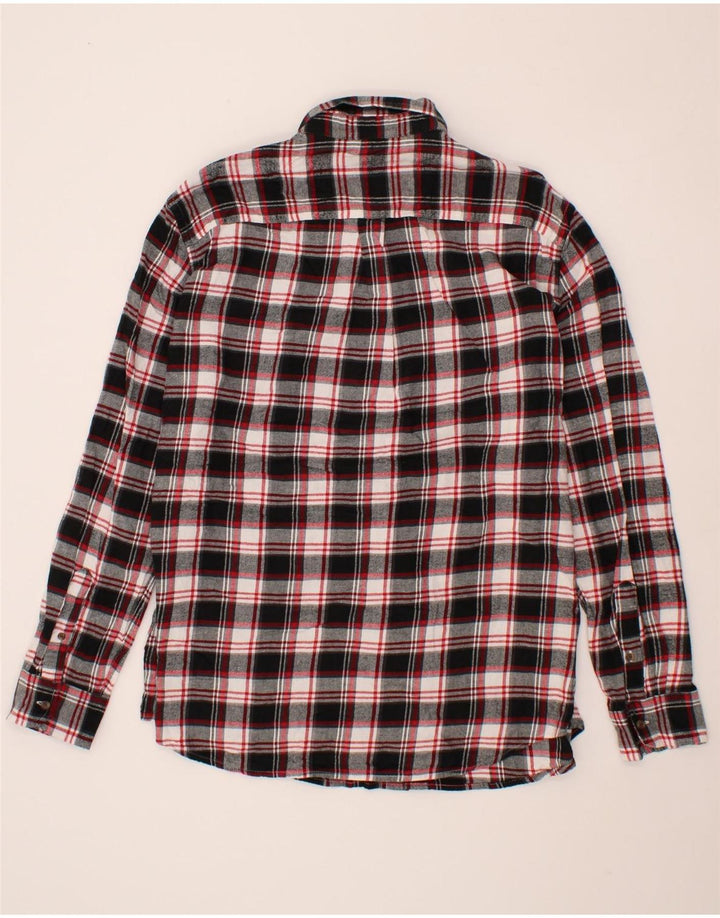 CHAPS Mens Big & Tall Shirt XL Black Check Cotton Vintage Chaps and Second-Hand Chaps from Messina Hembry 