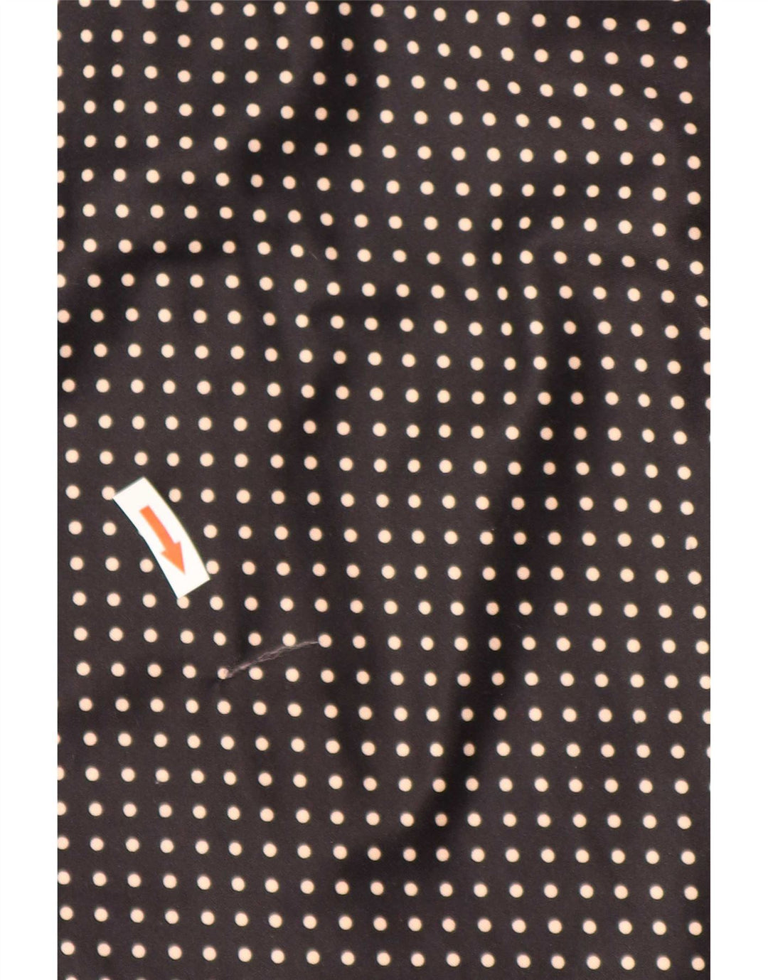 Abito a trapezio da donna vintage UK 18 XL Poliestere maculato nero