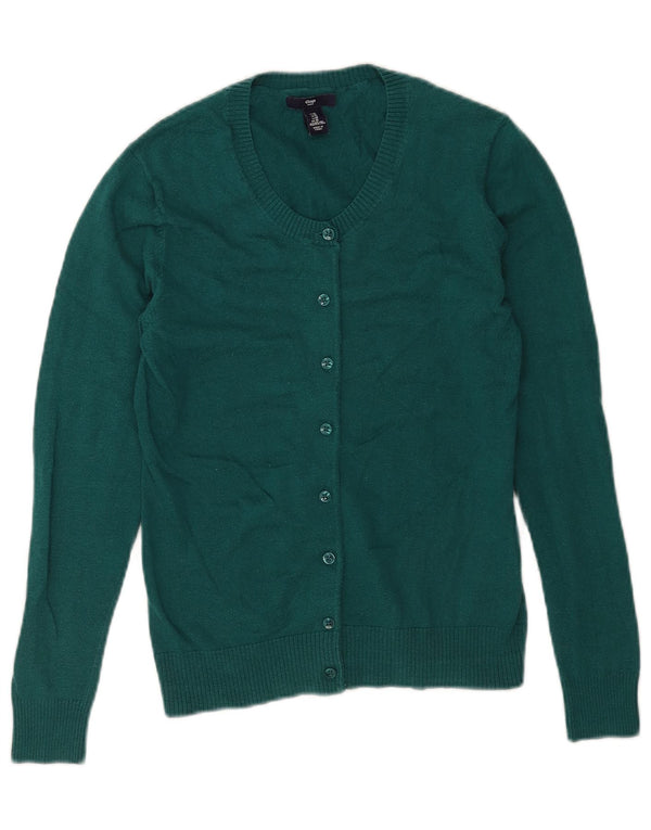 Maglione cardigan da donna Gap UK 12 Cotone verde medio
