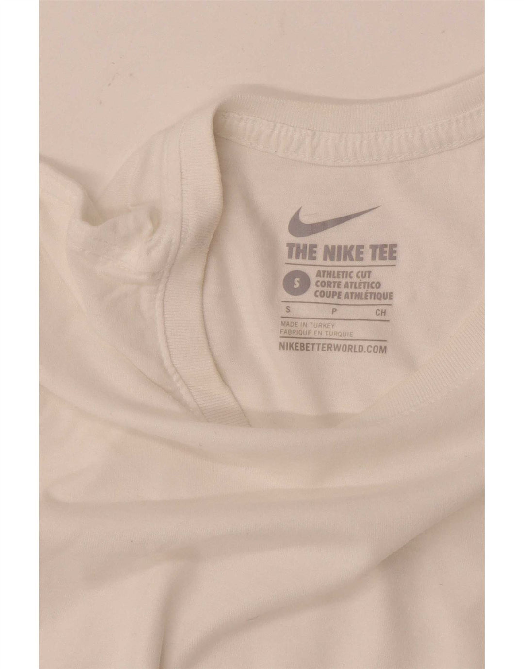 T-shirt Nike da uomo dal taglio atletico, piccola, bianca