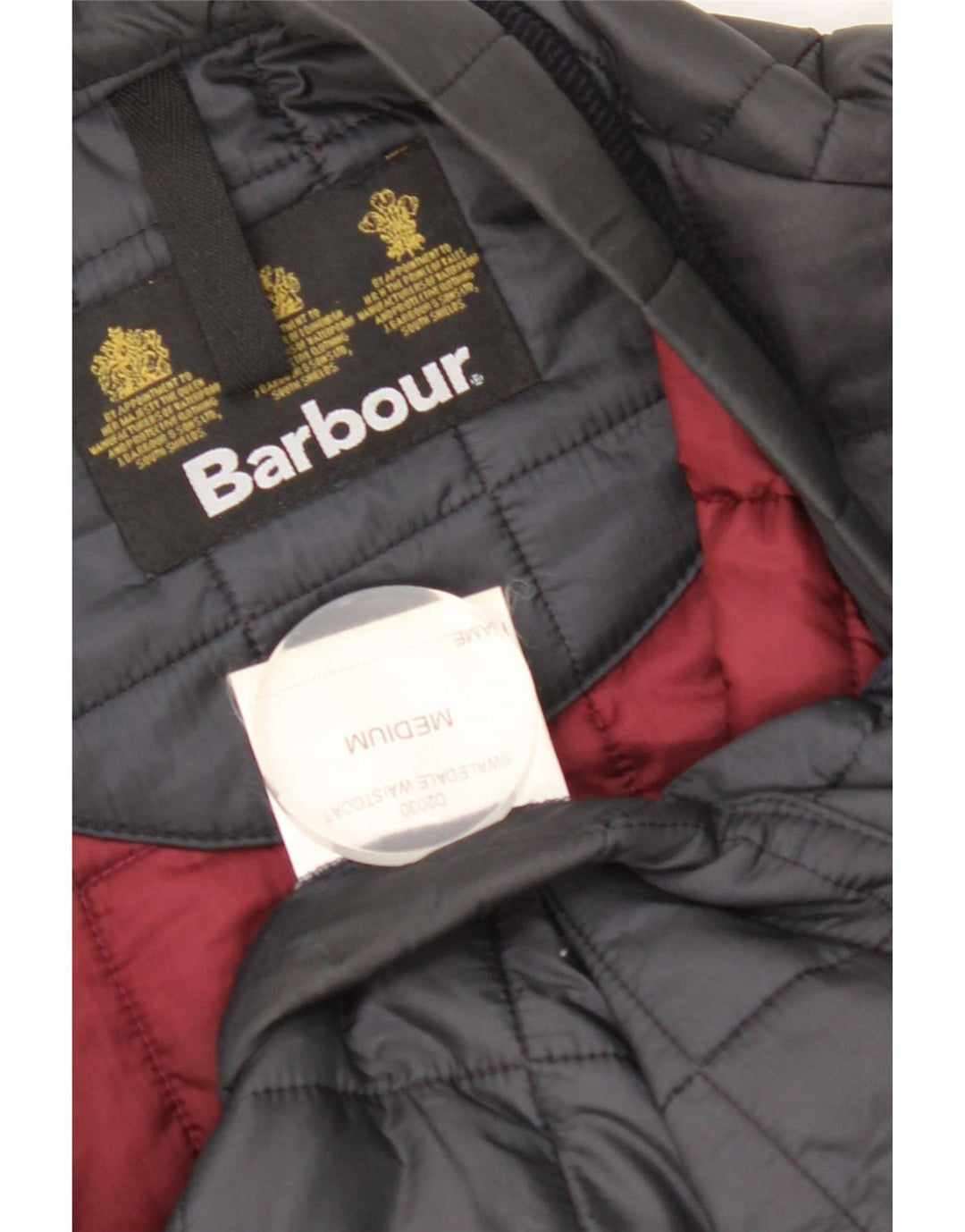 Gilet trapuntato da uomo Barbour UK 38 medio blu navy in poliammide