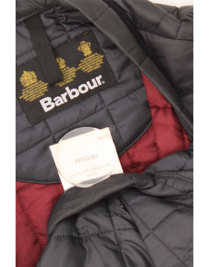 Gilet trapuntato da uomo Barbour UK 38 medio blu navy in poliammide