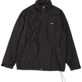 Giacca antipioggia con cappuccio da uomo Nike UK 36/38 piccola nylon nero