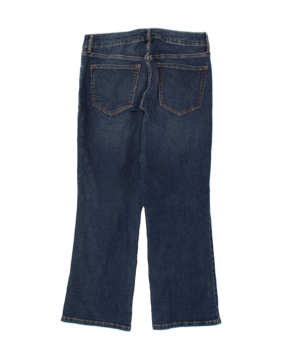 CHAPS Womens Mid Rise Cropped Jeans US 10 Large W30 L25 Blue Cotton Vintage Chaps and Second-Hand Chaps from Messina Hembry 