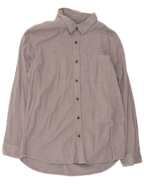 Camicia Lee da uomo in flanella vestibilità regolare XL in cotone grigio