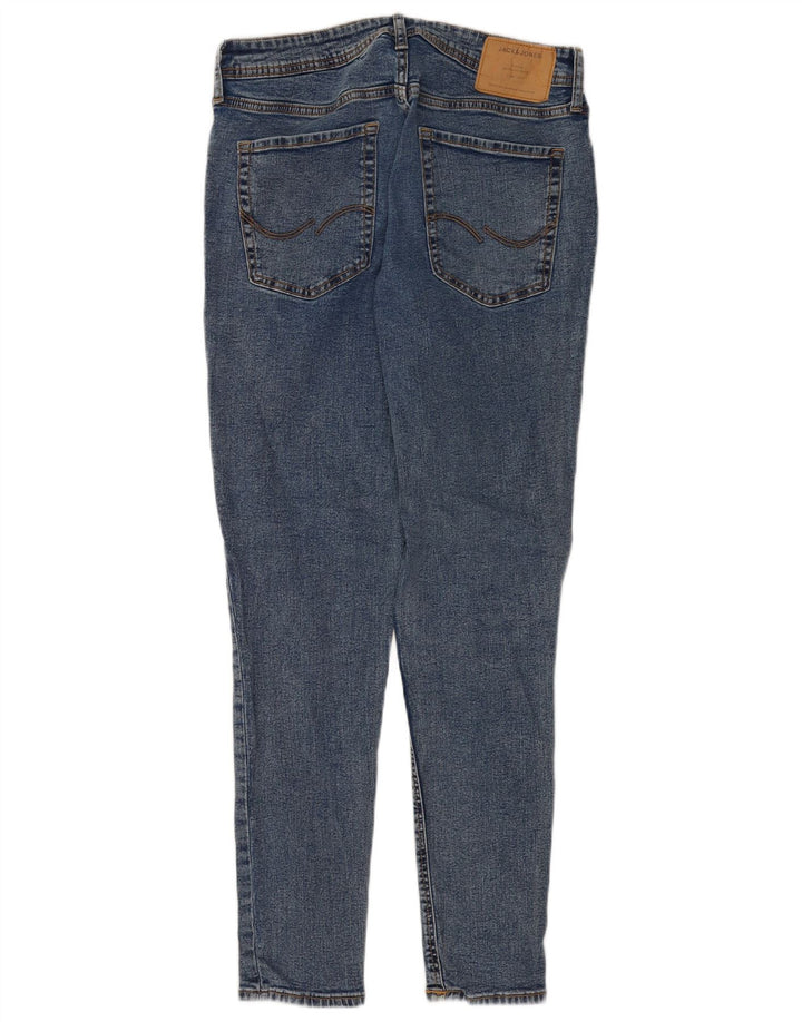 JACK & JONES Jeans slim da uomo W33 L32 Blu cotone