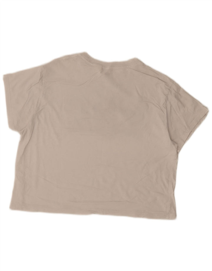 T-shirt grafica oversize corta da donna Levi's Top UK 10 piccola bianca