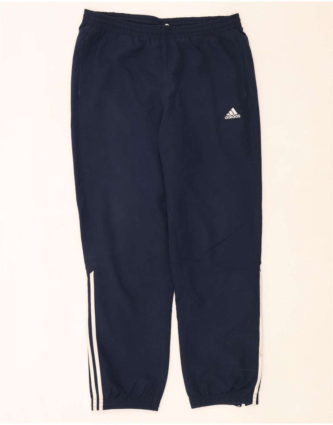 Pantaloni da tuta da uomo Adidas Joggers grandi in poliestere blu navy