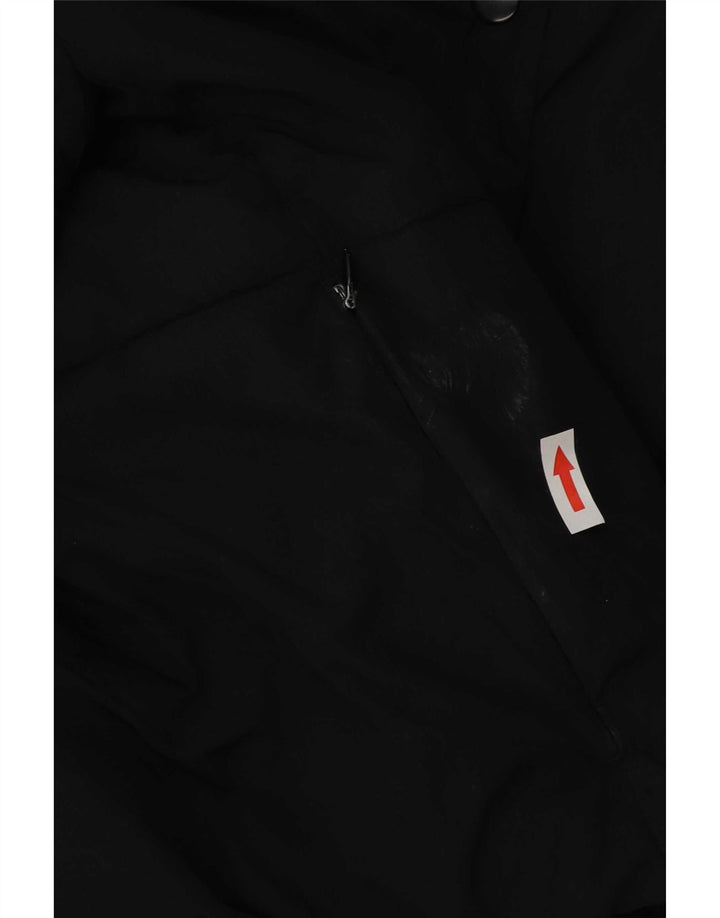 Giacca imbottita oversize da donna Zara UK 10 piccola in poliestere nero