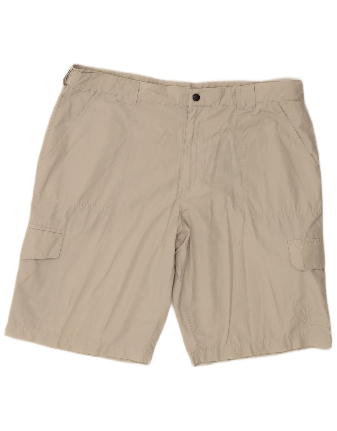 Pantaloncini cargo da uomo Marks & Spencer W40 XL in cotone beige