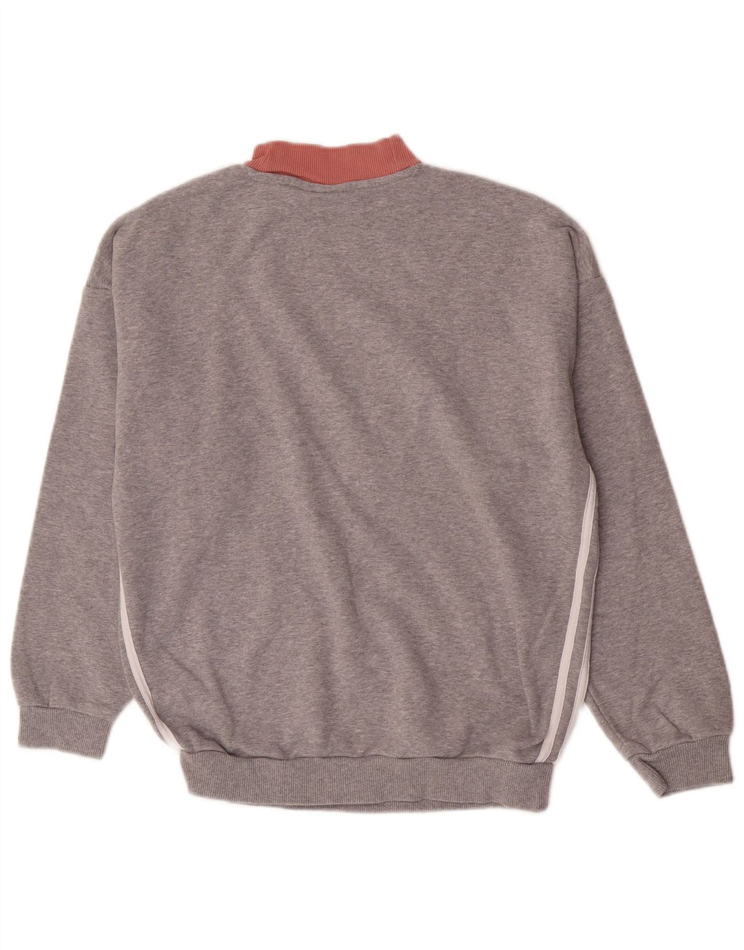 Felpa da donna Adidas Jumper UK 12 Cotone color block grigio medio