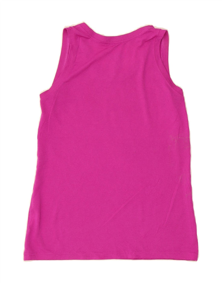 NIKE Womens Dri Fit Regular Fit Vest Top UK 12 Medium Pink Polyester Vintage Nike and Second-Hand Nike from Messina Hembry 