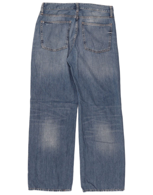 Jeans larghi da donna Zara EU 40 medi W30 L31 Blu