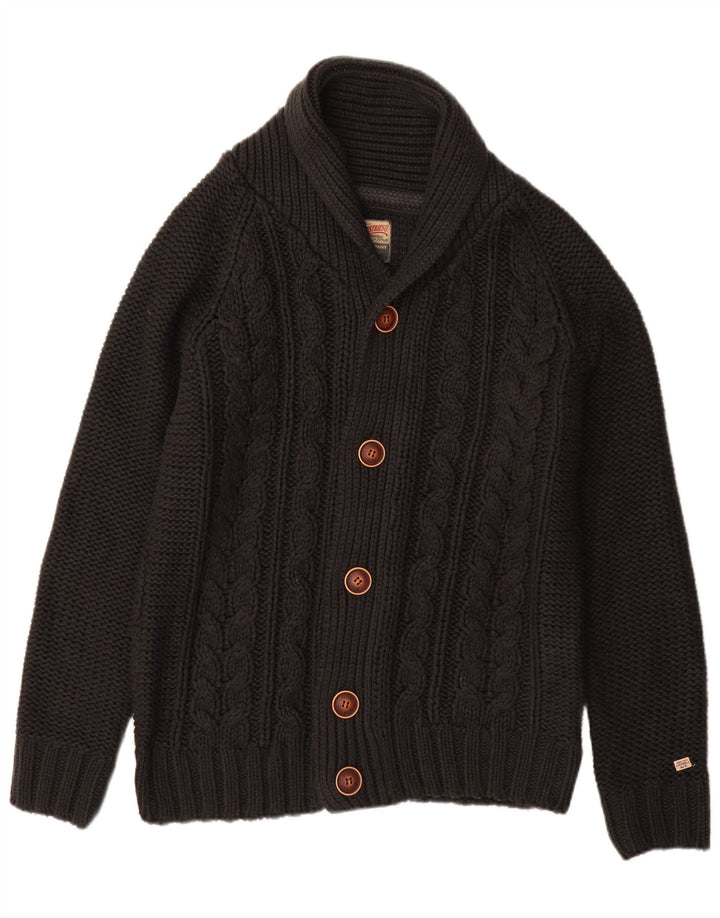 Maglione cardigan da uomo Petrol Industries 2XL acrilico grigio