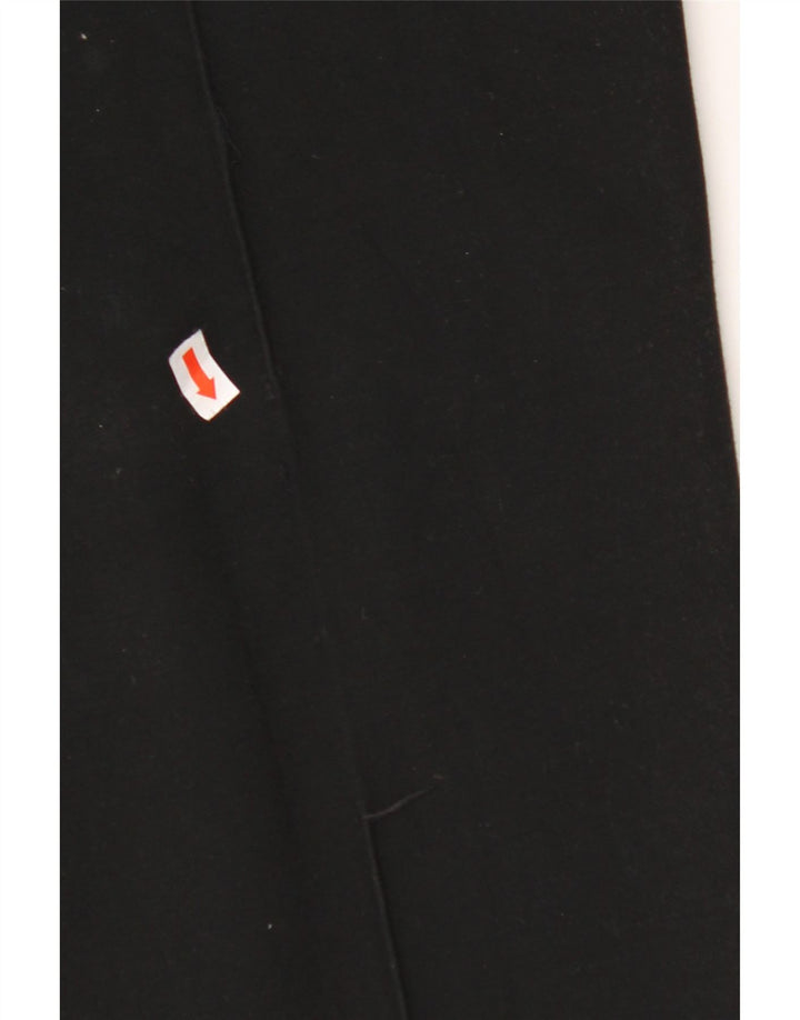 Pantaloni casual economici e chic da donna MOSCHINO UK 12 Medium W32 L29 Nero