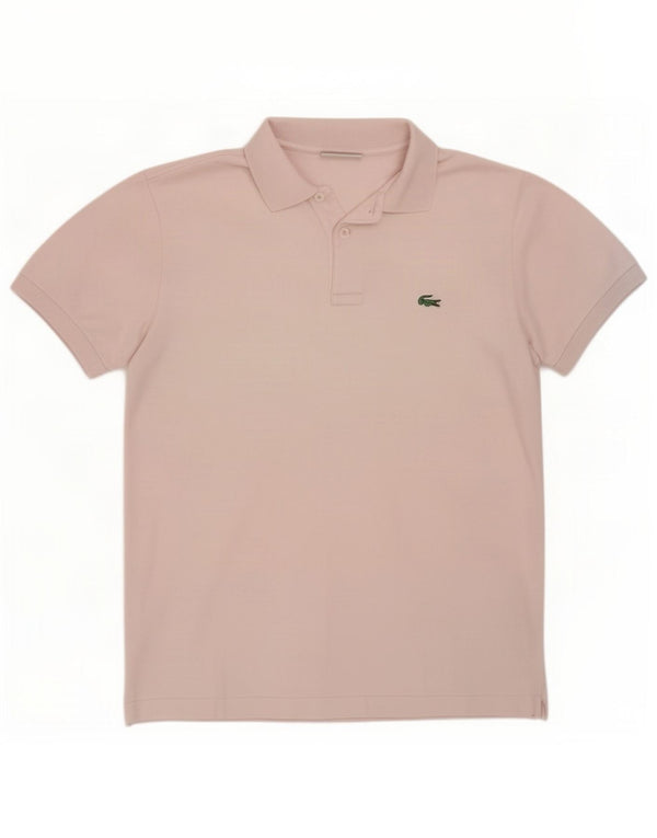 Polo da uomo Lacoste taglia 4 cotone rosa medio