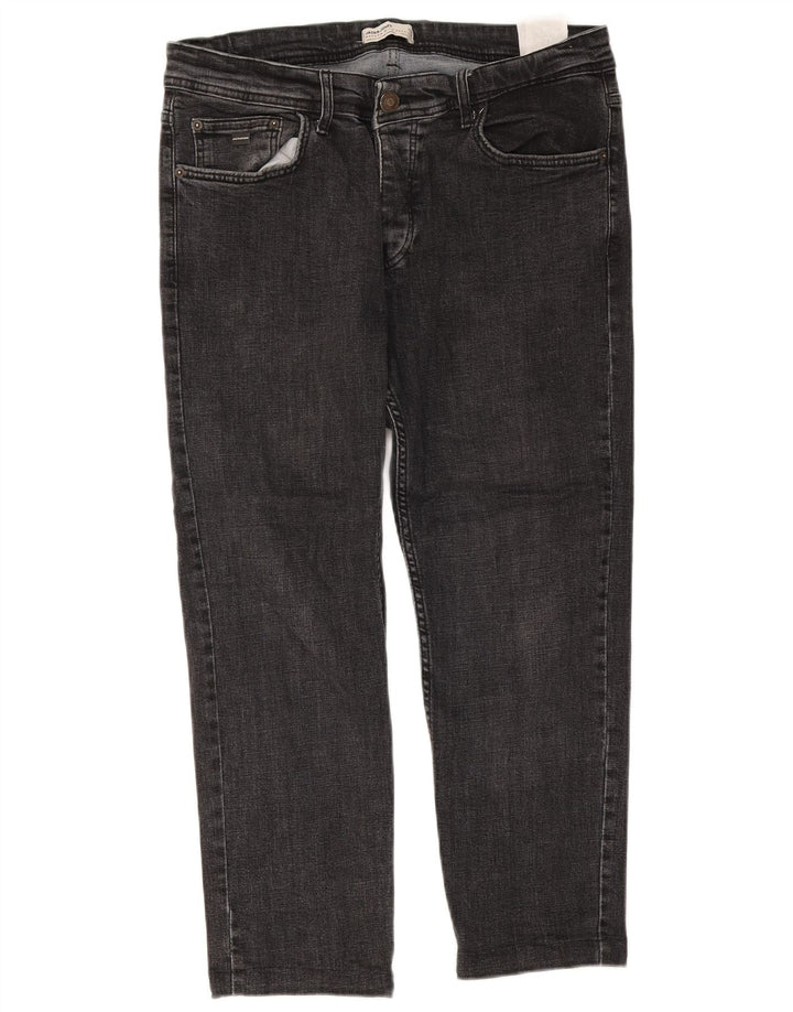 Jeans corti da uomo Jack & Jones W34 L25 Grigi
