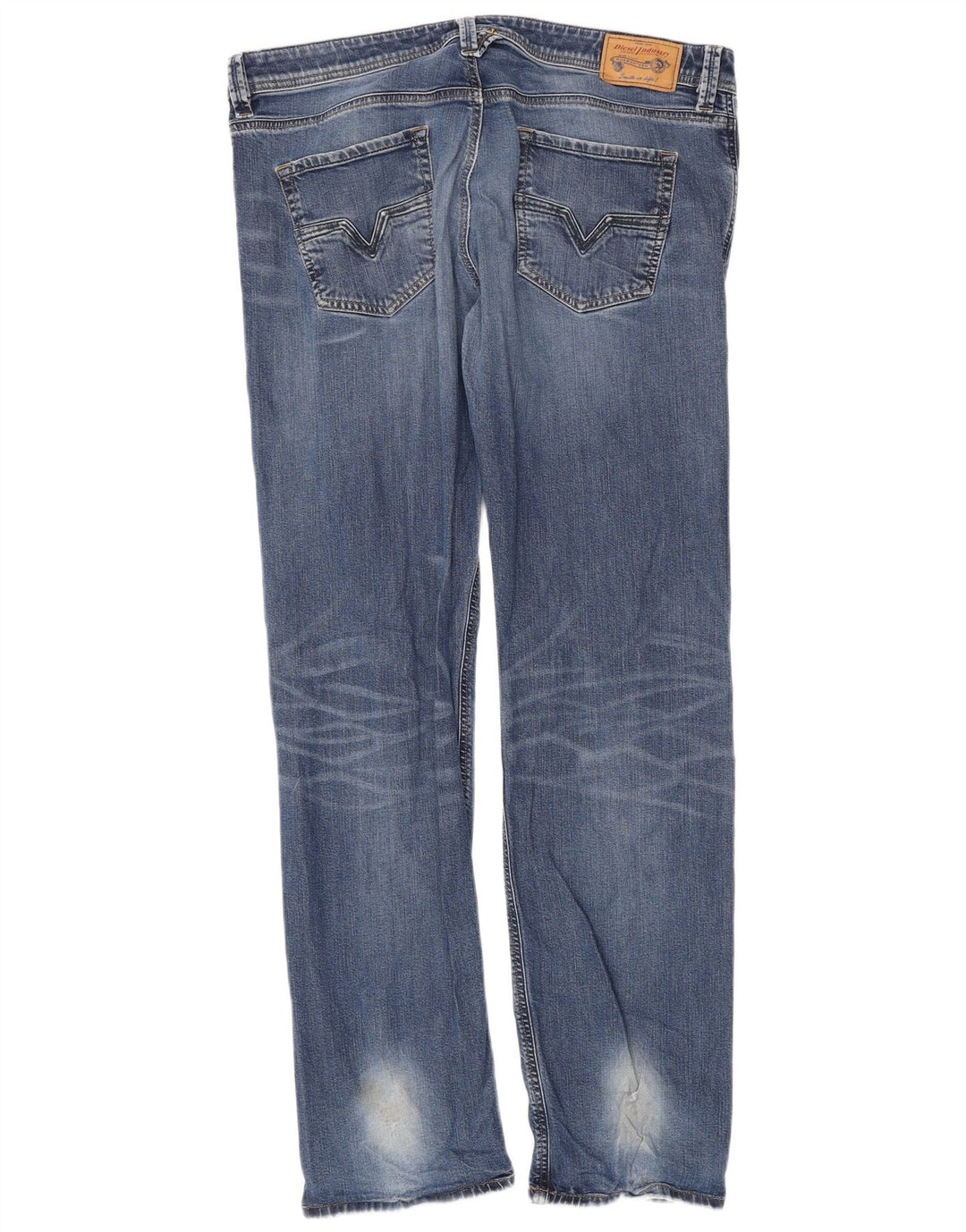 Jeans dritti da uomo Diesel W38 L34 cotone blu
