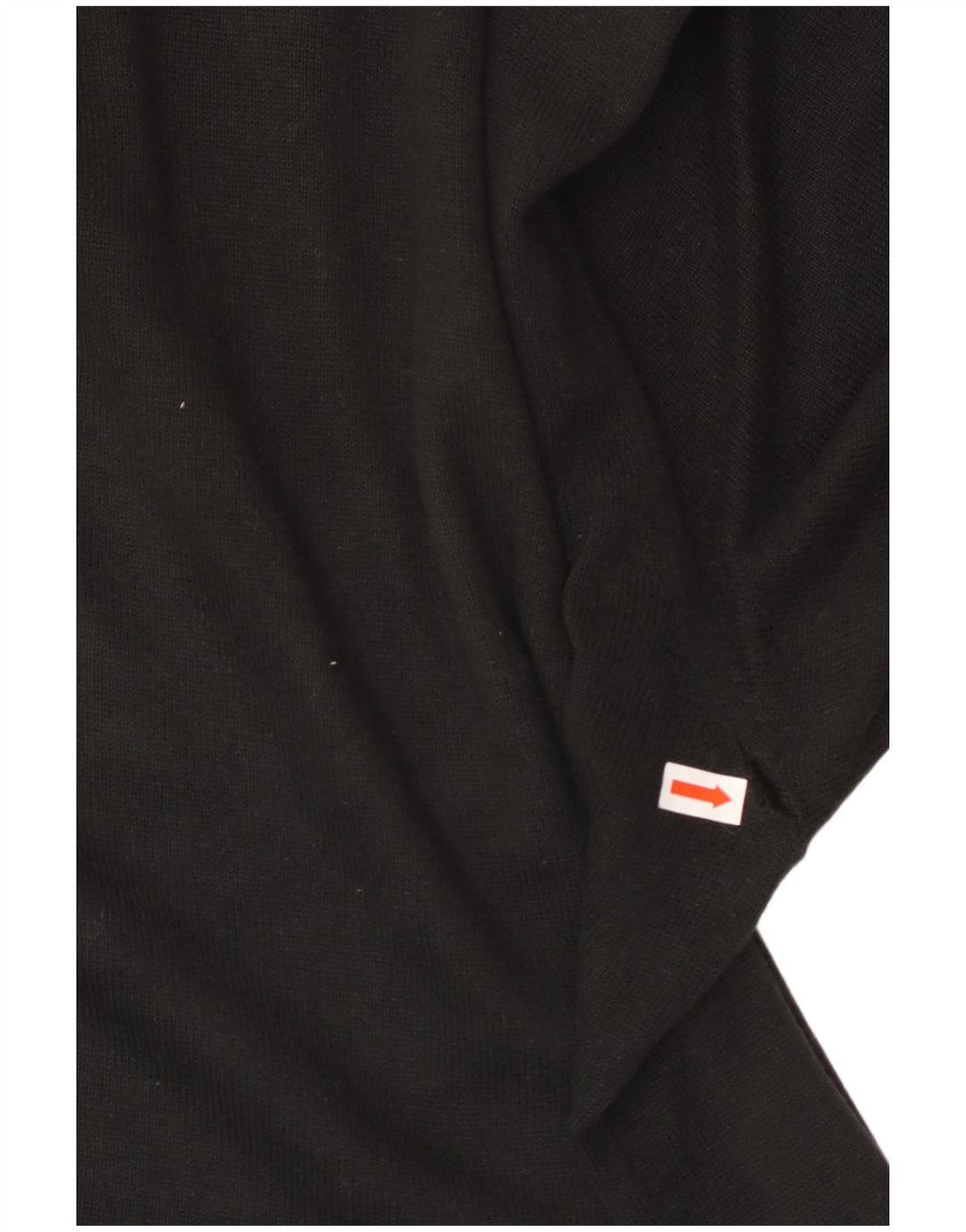 TOMMY HILFIGER Maglione da uomo con scollo a V grande cotone nero