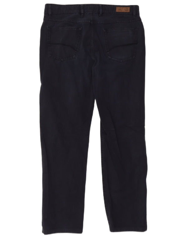 Pantaloni casual dritti da uomo Bugatti W34 L29 Blu Navy