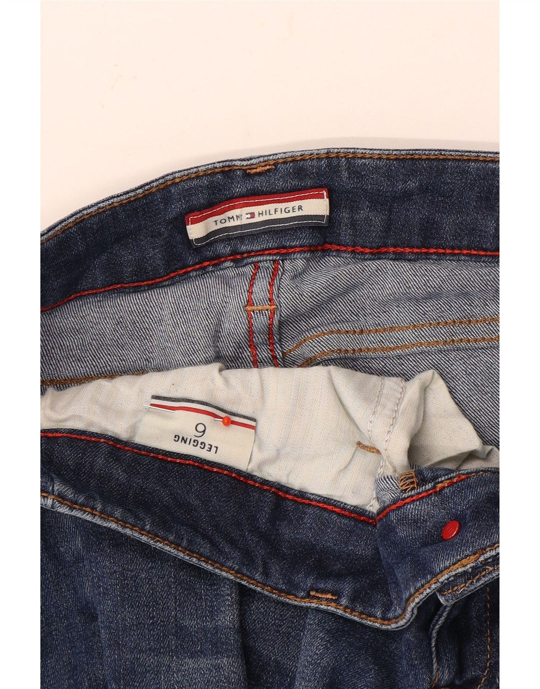 Jeans skinny da donna Tommy Hilfiger US 6 medi W29 L29 Blu