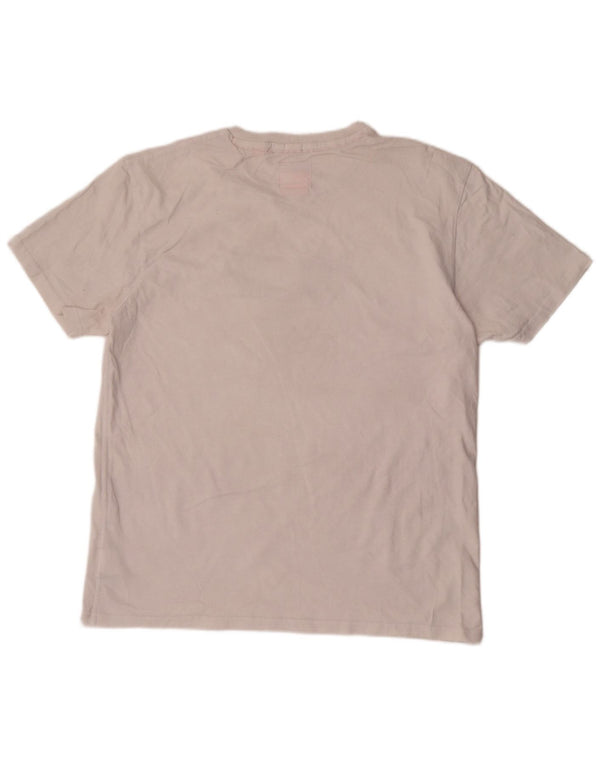 T-shirt grafica da donna Superdry Top UK 20 2XL cotone bianco