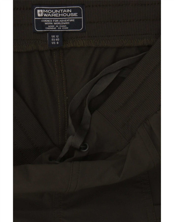 Pantaloncini sportivi da donna Mountain Warehouse UK 12 Poliestere kaki medio