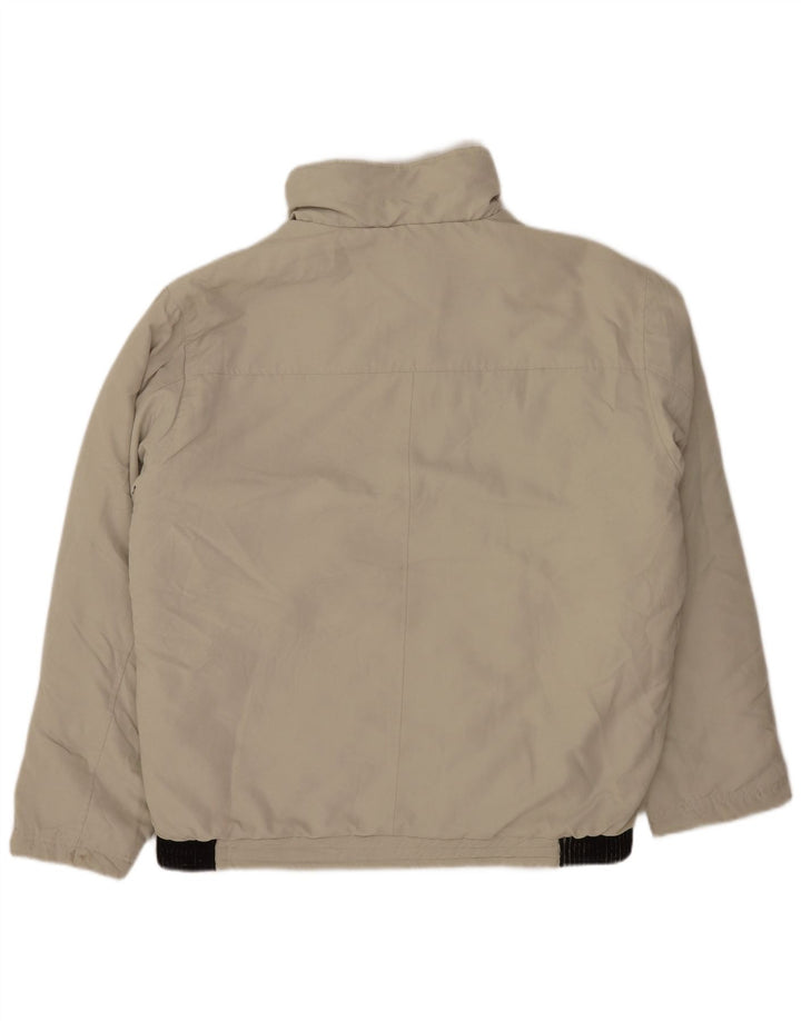 Giubbotto bomber vintage da uomo UK 42 XL Poliestere color block beige