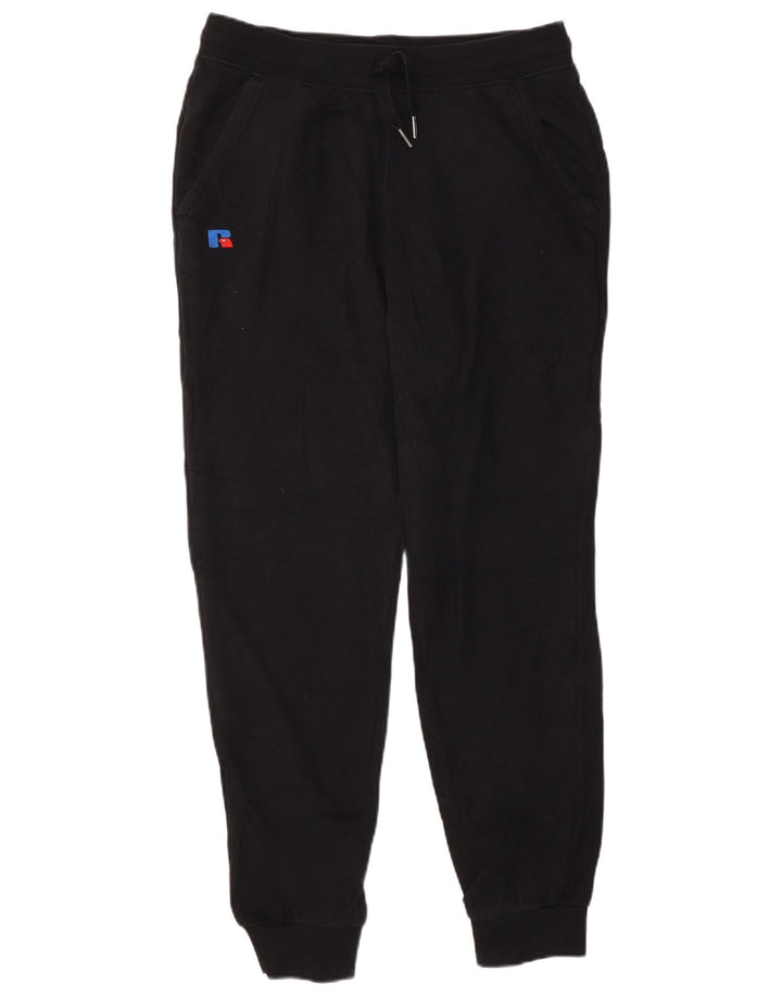 Pantaloni da tuta da uomo Russell Athletic Joggers medio cotone nero