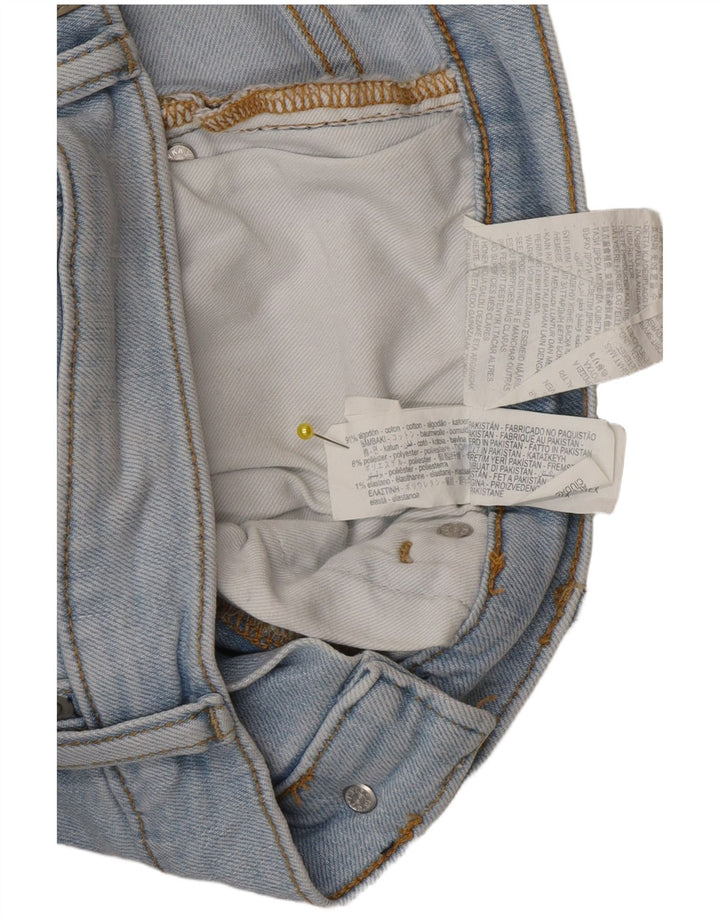 Jeans slim da uomo Zara EU 44 Large W34 L30 cotone blu