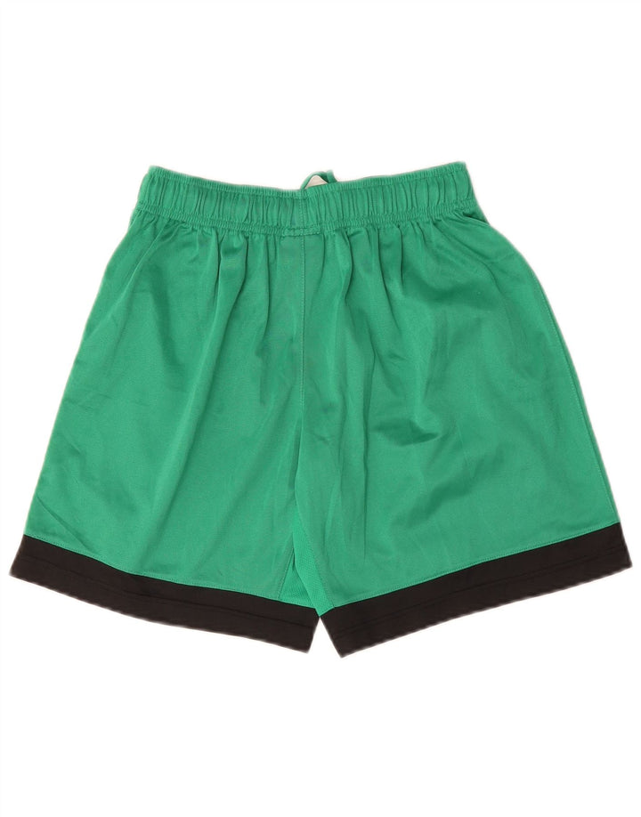 Pantaloncini sportivi da uomo UMBRO piccoli in poliestere color block verde
