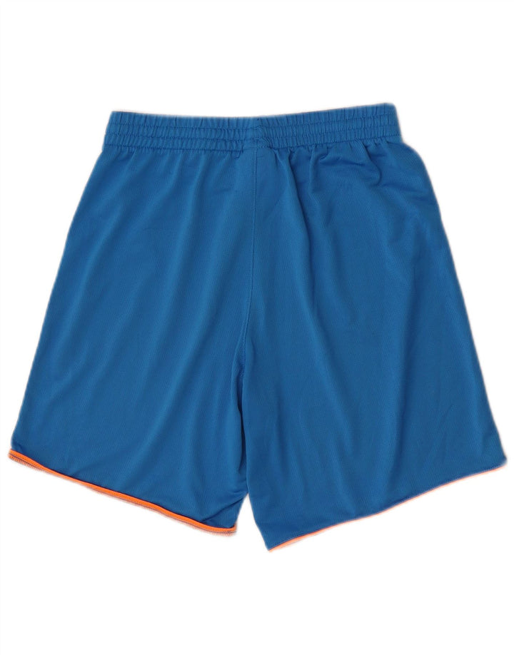 Pantaloncini sportivi grafici da uomo Adidas piccoli in poliestere blu