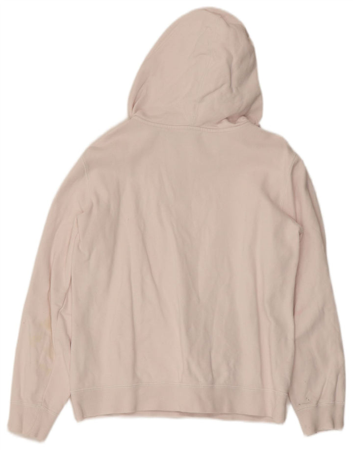 Maglione con cappuccio grafico per ragazze CHAMPION 11-12 anni grande in cotone bianco