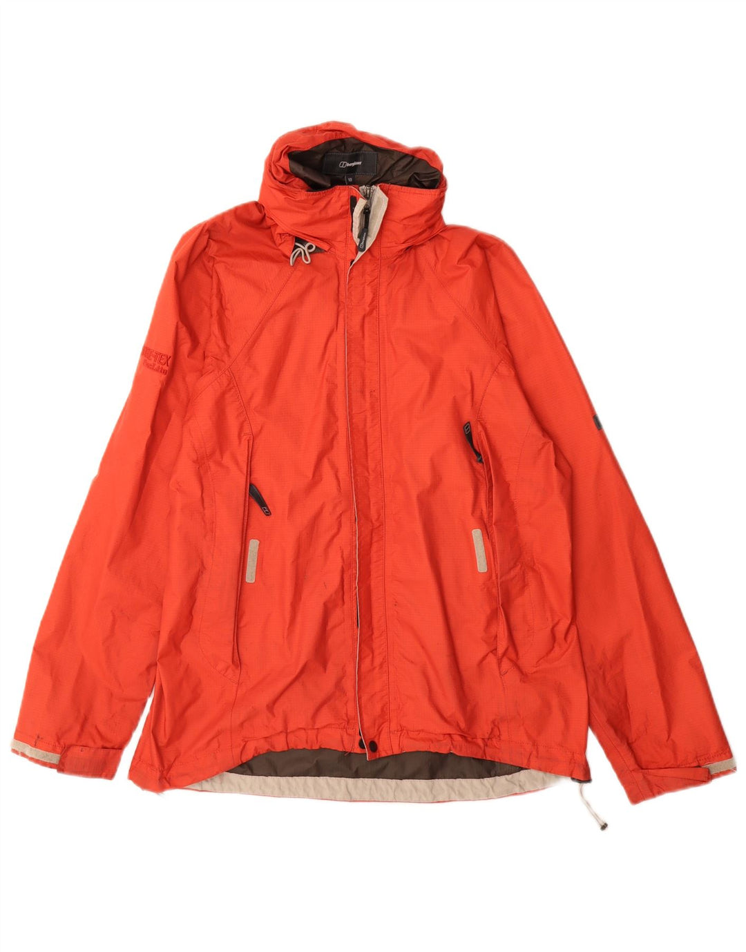 Giacca a vento oversize con cappuccio da donna Berghaus UK 10 piccola arancione