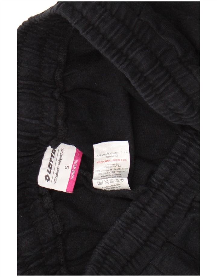 Pantaloni da tuta da donna LOTTO Joggers UK 10 piccoli cotone nero