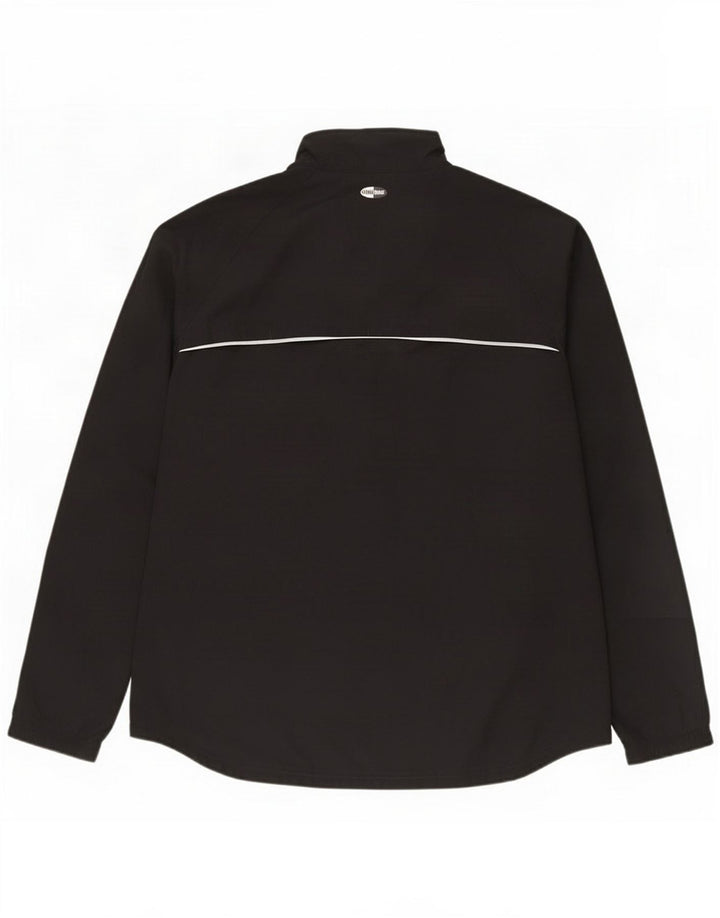 Adidas Giacca da tuta da donna UK 16 Large Nero Poliestere