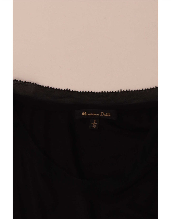 Camicetta senza maniche da donna Massimo Dutti UK 10 Small Nero