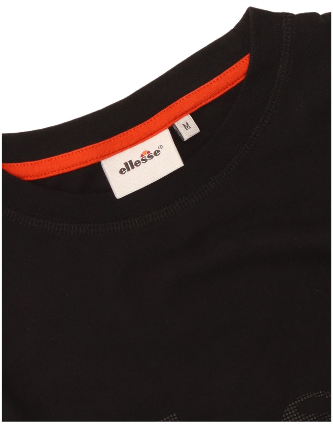 T-shirt grafica da donna Ellesse Top UK 14 Medium Nera