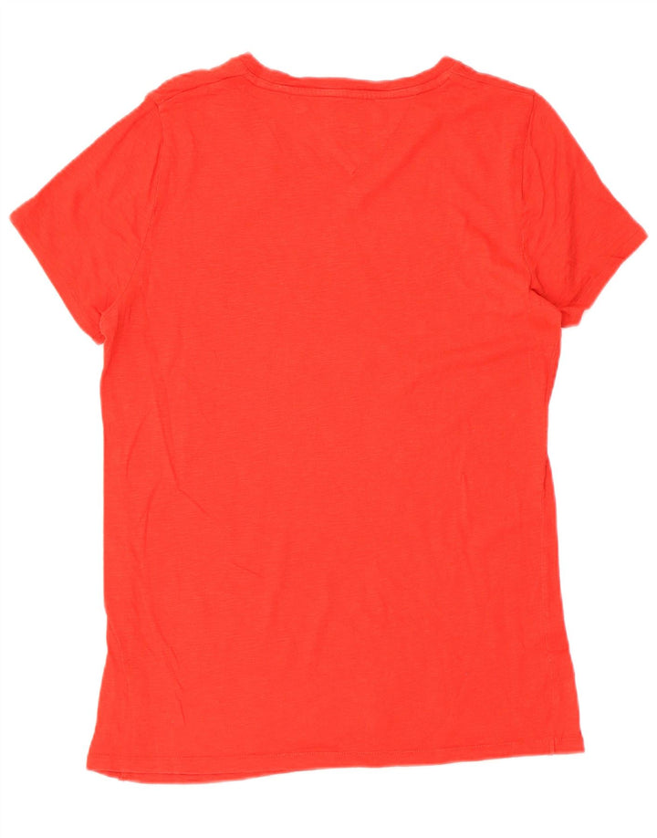 T-shirt grafica da donna Tommy Hilfiger Top UK 12 rosso medio