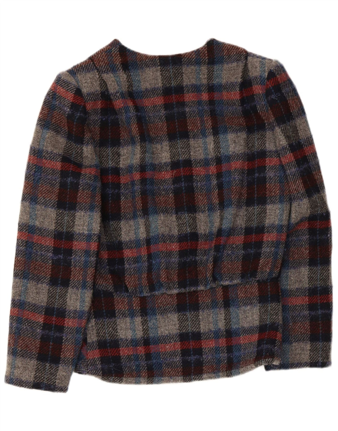 Giacca Blazer 1 Bottone Donna Erreuno IT 42 Media Lana a quadri Multicolore