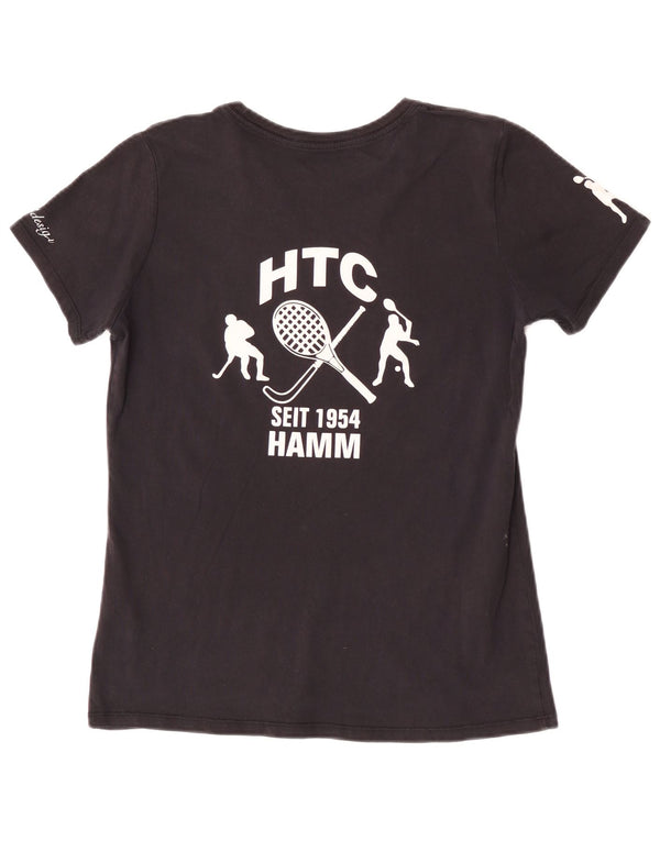 T-shirt grafica Nike da uomo con taglio atletico, cotone medio nero