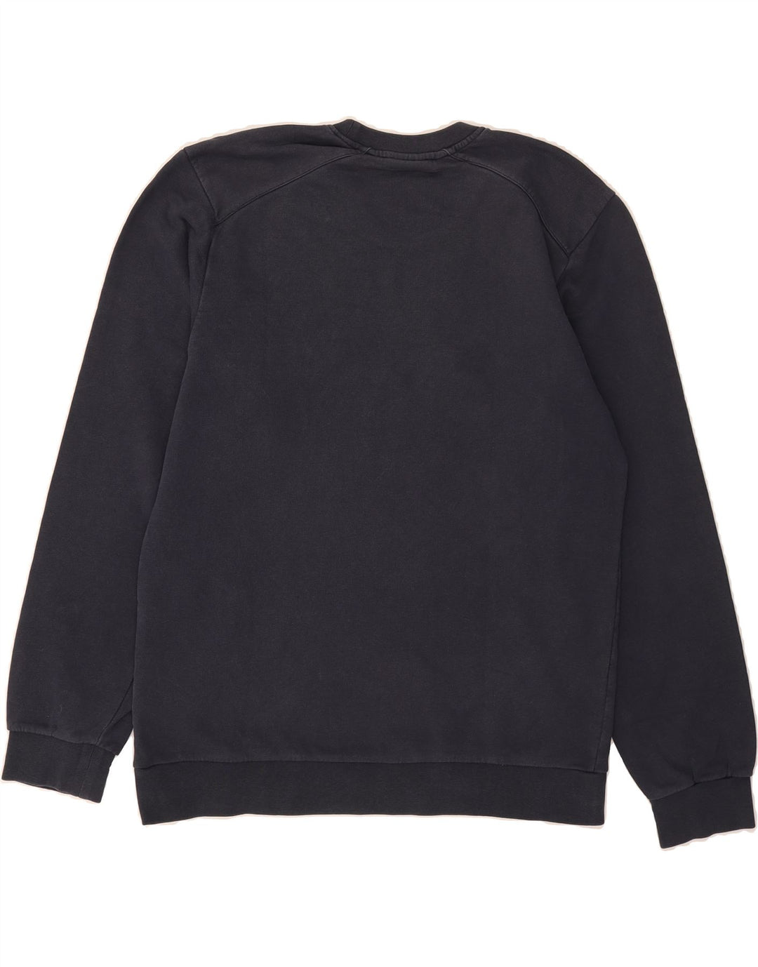 ADIDAS Mens Graphic Sweatshirt Jumper Medium Navy Blue Cotton Vintage Adidas and Second-Hand Adidas from Messina Hembry 
