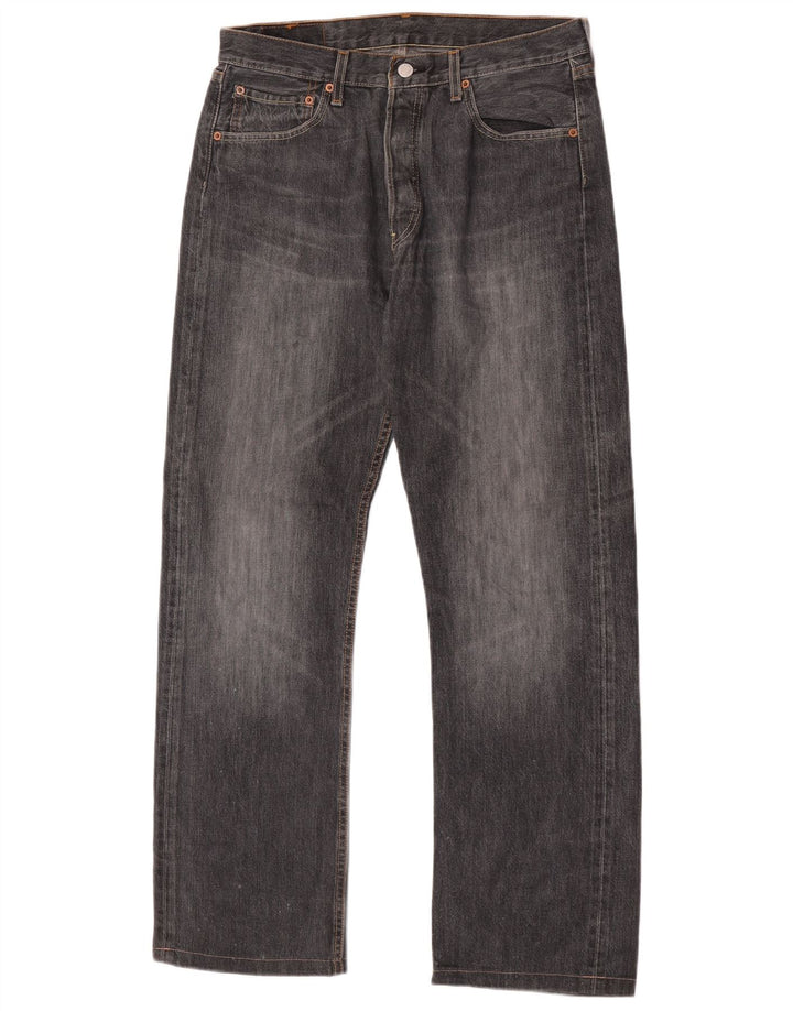 Levi's Uomo 501 Jeans dritti W33 L30 Grigi